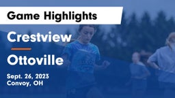 Crestview  vs Ottoville  Game Highlights - Sept. 26, 2023