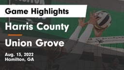 Harris County  vs Union Grove  Game Highlights - Aug. 13, 2022