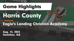 Harris County  vs Eagle's Landing Christian Academy  Game Highlights - Aug. 13, 2022