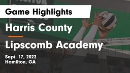 Harris County  vs Lipscomb Academy Game Highlights - Sept. 17, 2022