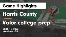 Harris County  vs Valor college prep  Game Highlights - Sept. 16, 2022