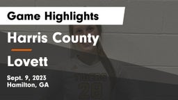 Harris County  vs Lovett  Game Highlights - Sept. 9, 2023
