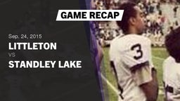 Recap: Littleton  vs. Standley Lake  2015