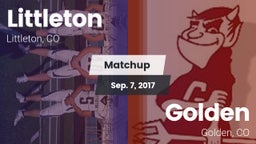 Matchup: Littleton High vs. Golden  2017