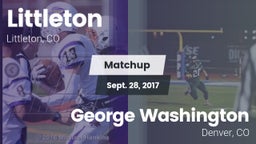 Matchup: Littleton High vs. George Washington  2017