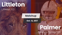 Matchup: Littleton High vs. Palmer  2017