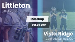 Matchup: Littleton High vs. Vista Ridge  2017