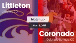 Matchup: Littleton High vs. Coronado  2017