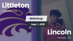 Matchup: Littleton High vs. Lincoln  2018