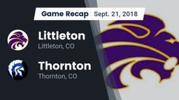 Recap: Littleton  vs. Thornton  2018
