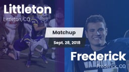 Matchup: Littleton High vs. Frederick  2018
