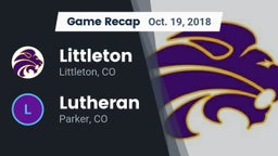 Recap: Littleton  vs. Lutheran  2018