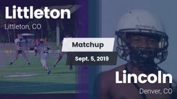 Matchup: Littleton High vs. Lincoln  2019