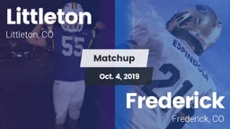 Matchup: Littleton High vs. Frederick  2019