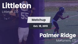 Matchup: Littleton High vs. Palmer Ridge  2019