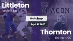 Matchup: Littleton High vs. Thornton  2020