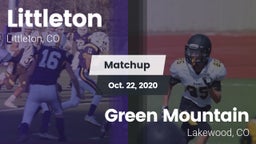Matchup: Littleton High vs. Green Mountain  2020