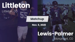 Matchup: Littleton High vs. Lewis-Palmer  2020