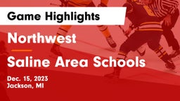 Northwest  vs Saline Area Schools Game Highlights - Dec. 15, 2023