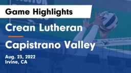 Crean Lutheran  vs Capistrano Valley  Game Highlights - Aug. 23, 2022