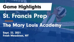 St. Francis Prep  vs The Mary Louis Academy  Game Highlights - Sept. 22, 2021