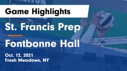 St. Francis Prep  vs Fontbonne Hall  Game Highlights - Oct. 12, 2021