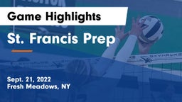 St. Francis Prep  Game Highlights - Sept. 21, 2022