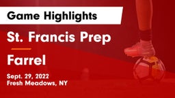 St. Francis Prep  vs Farrel Game Highlights - Sept. 29, 2022