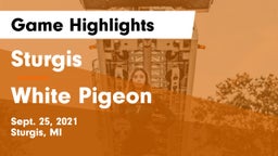 Sturgis  vs White Pigeon  Game Highlights - Sept. 25, 2021