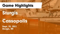 Sturgis  vs Cassopolis  Game Highlights - Sept. 25, 2021