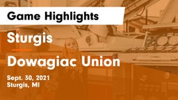 Sturgis  vs Dowagiac Union Game Highlights - Sept. 30, 2021