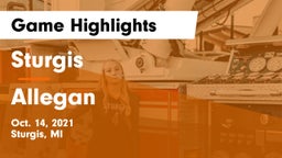 Sturgis  vs Allegan  Game Highlights - Oct. 14, 2021