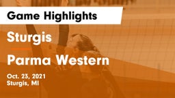 Sturgis  vs Parma Western  Game Highlights - Oct. 23, 2021