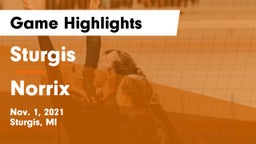 Sturgis  vs Norrix  Game Highlights - Nov. 1, 2021