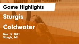 Sturgis  vs Coldwater  Game Highlights - Nov. 3, 2021