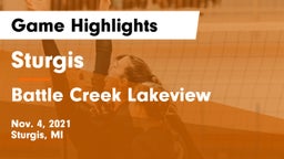 Sturgis  vs Battle Creek Lakeview  Game Highlights - Nov. 4, 2021