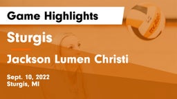 Sturgis  vs Jackson Lumen Christi Game Highlights - Sept. 10, 2022