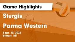 Sturgis  vs Parma Western  Game Highlights - Sept. 10, 2022
