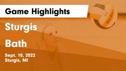 Sturgis  vs Bath  Game Highlights - Sept. 10, 2022
