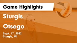 Sturgis  vs Otsego  Game Highlights - Sept. 17, 2022