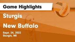 Sturgis  vs New Buffalo  Game Highlights - Sept. 24, 2022