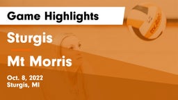 Sturgis  vs Mt Morris  Game Highlights - Oct. 8, 2022