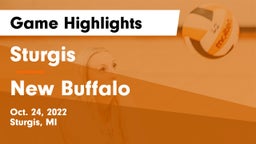 Sturgis  vs New Buffalo  Game Highlights - Oct. 24, 2022