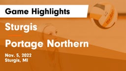 Sturgis  vs Portage Northern  Game Highlights - Nov. 5, 2022