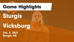 Sturgis  vs Vicksburg  Game Highlights - Oct. 5, 2023