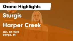Sturgis  vs Harper Creek Game Highlights - Oct. 30, 2023