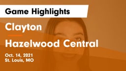 Clayton  vs Hazelwood Central  Game Highlights - Oct. 14, 2021