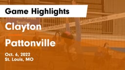Clayton  vs Pattonville  Game Highlights - Oct. 6, 2022