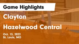 Clayton  vs Hazelwood Central  Game Highlights - Oct. 13, 2022