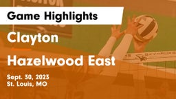 Clayton  vs Hazelwood East  Game Highlights - Sept. 30, 2023